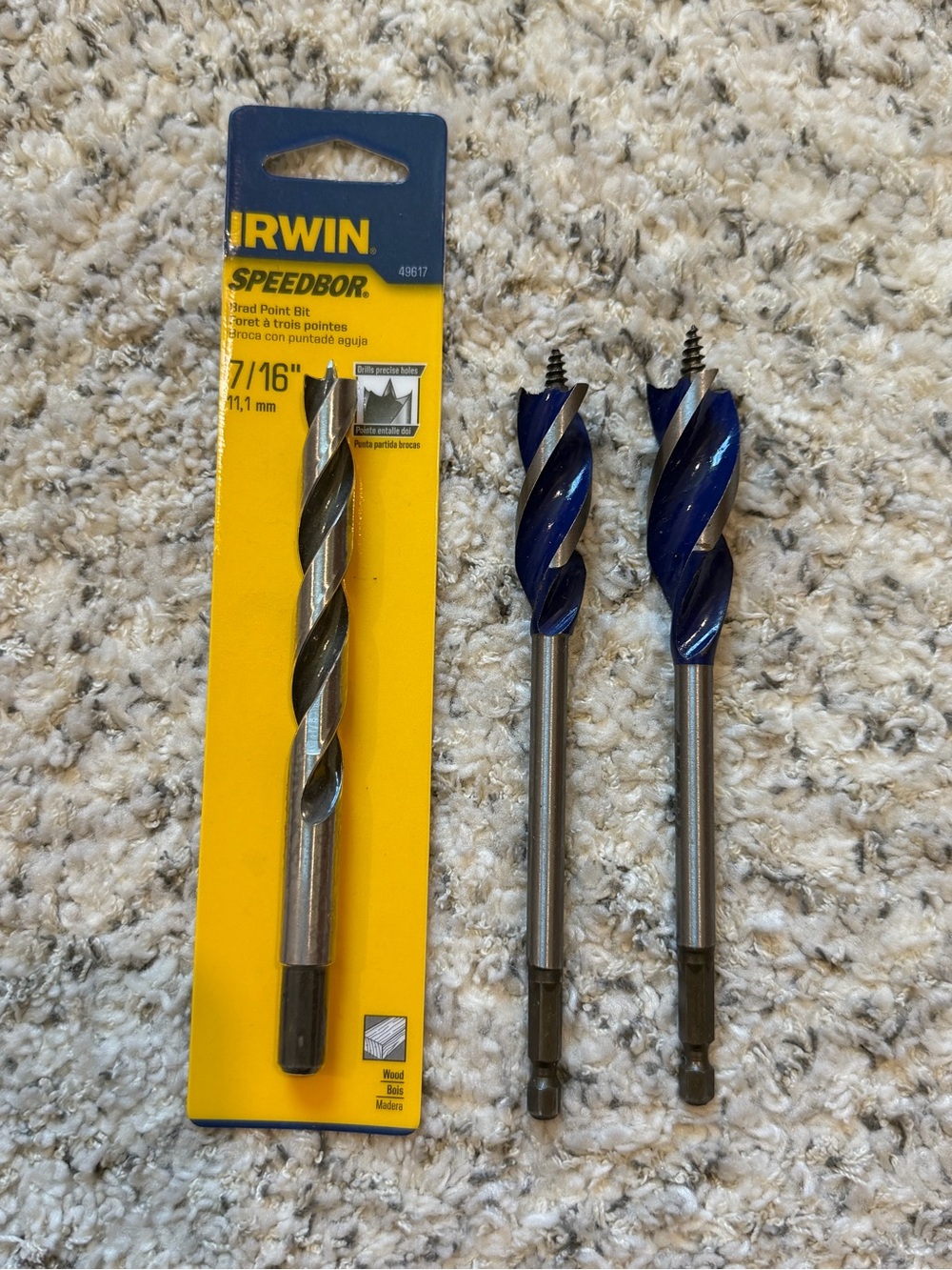 Irwin Speedbor Brad Point Drill Bit - bundle
